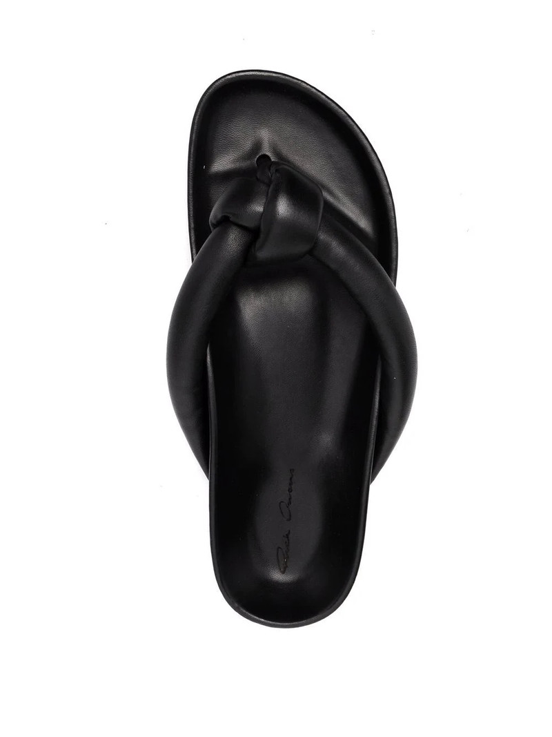padded knot-detail sandals 4