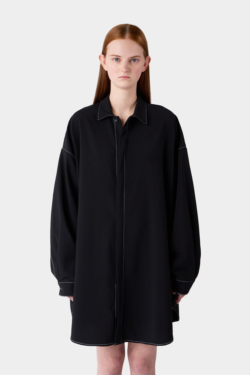 MEGA OVER SHIRT / black 1