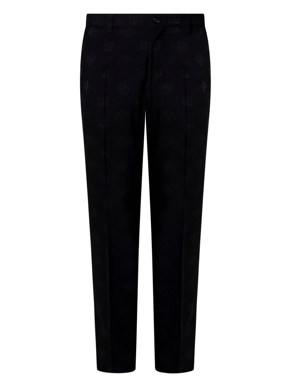monogram-pattern tailored trousers - 1