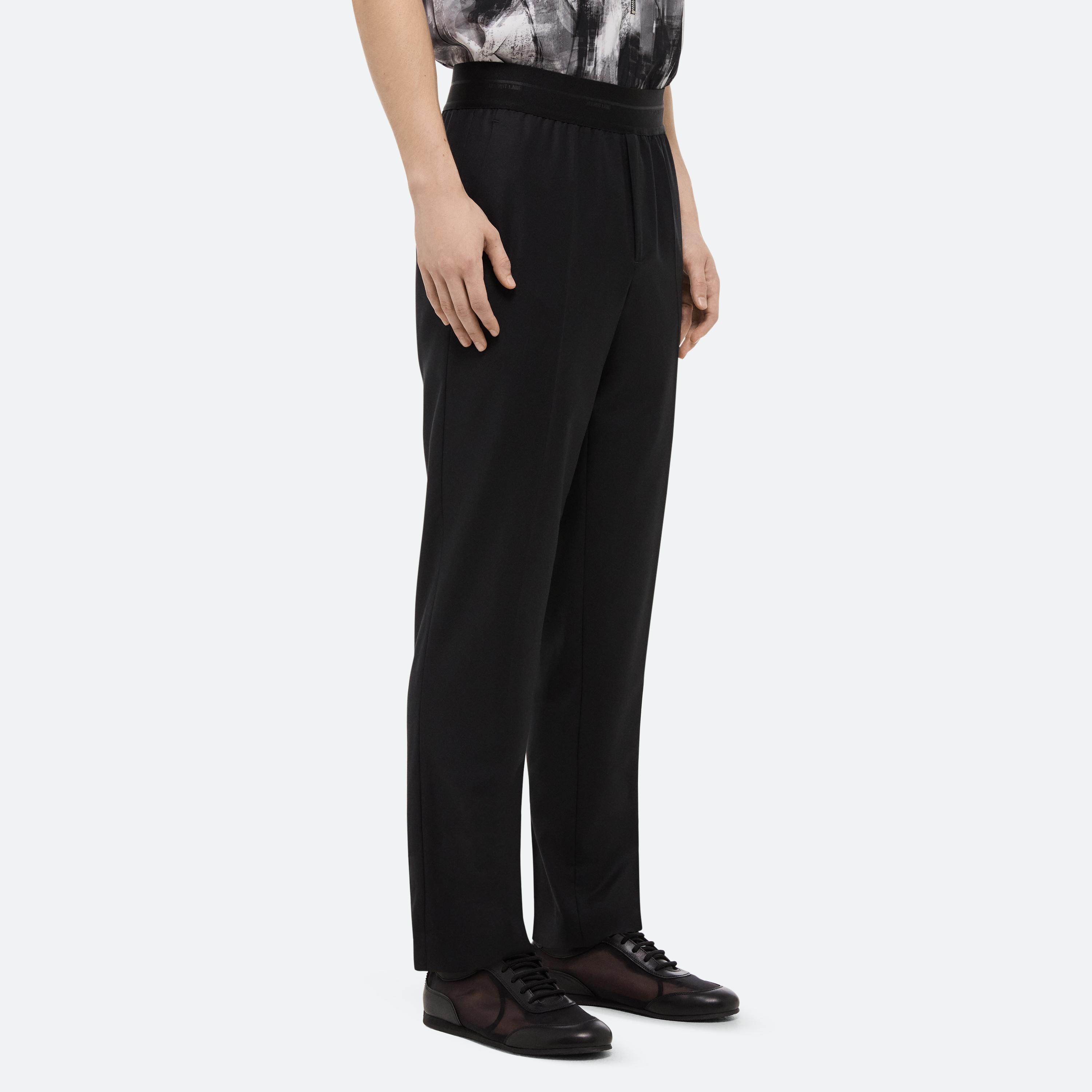 TAPERED WOOL TROUSERS - 6