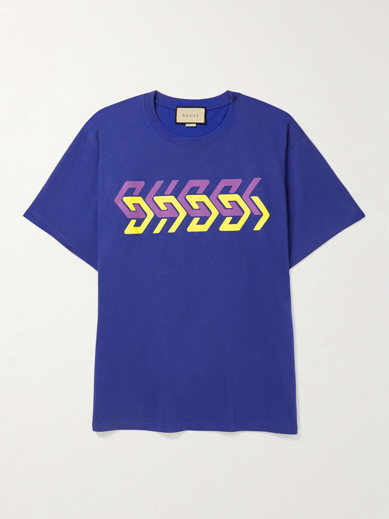 Logo-Print Cotton-Jersey T-Shirt - 1