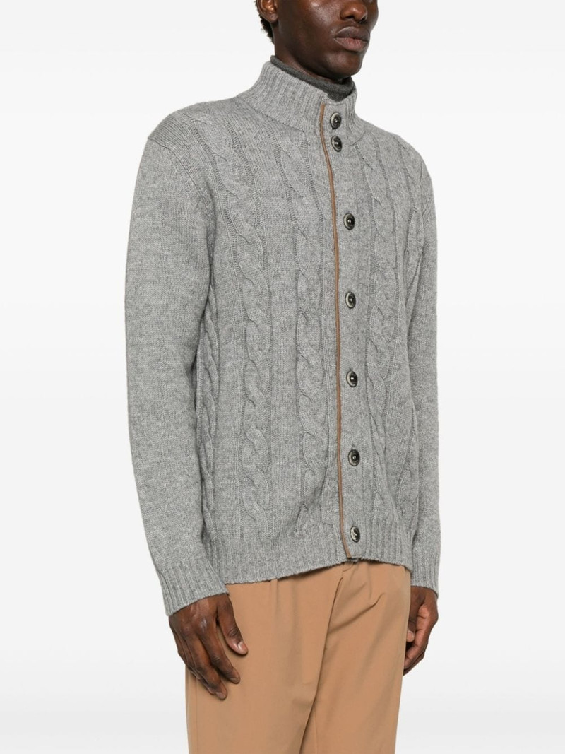 cable-knit cardigan 3