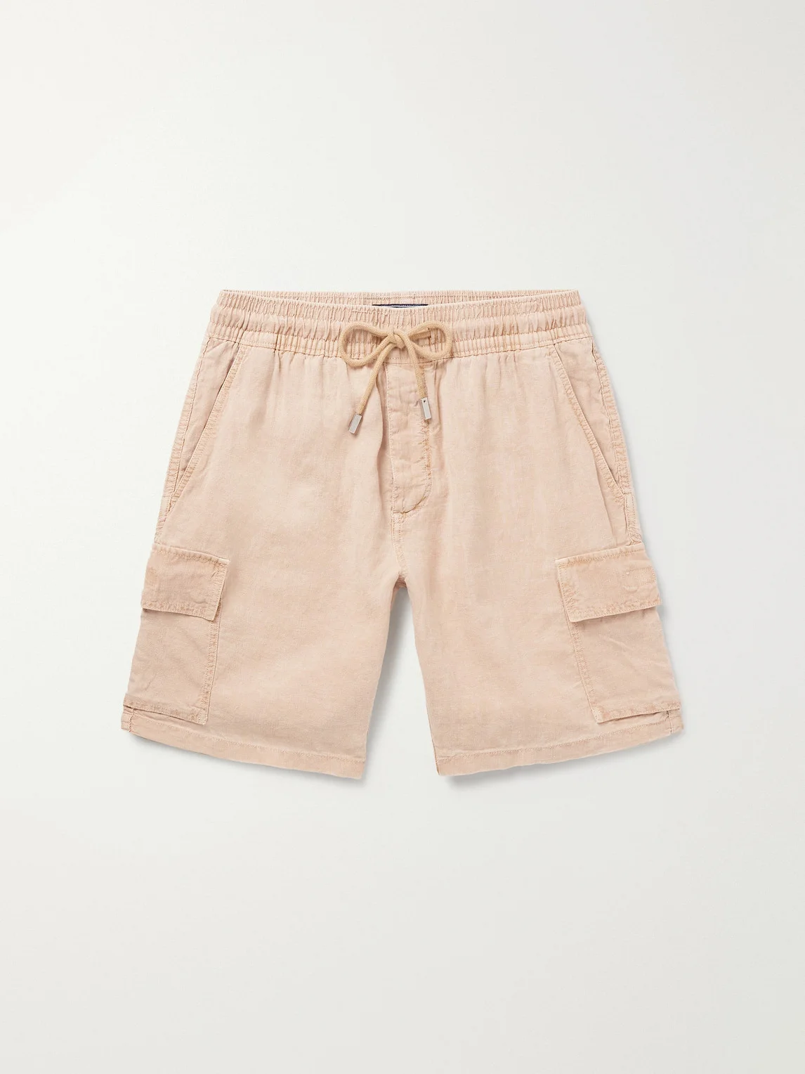 Baie Straight-Leg Linen Drawstring Cargo Shorts - 1