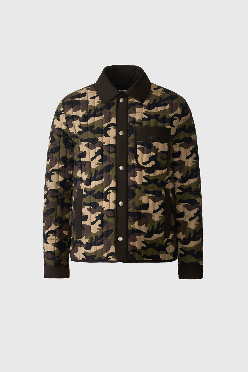MATEO-CAMO Camo Light Down Jacket 1