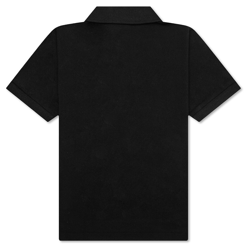COMME DES GARCONS PLAY X THE ARTIST INVADER WOMEN'S POLO - BLACK - 2