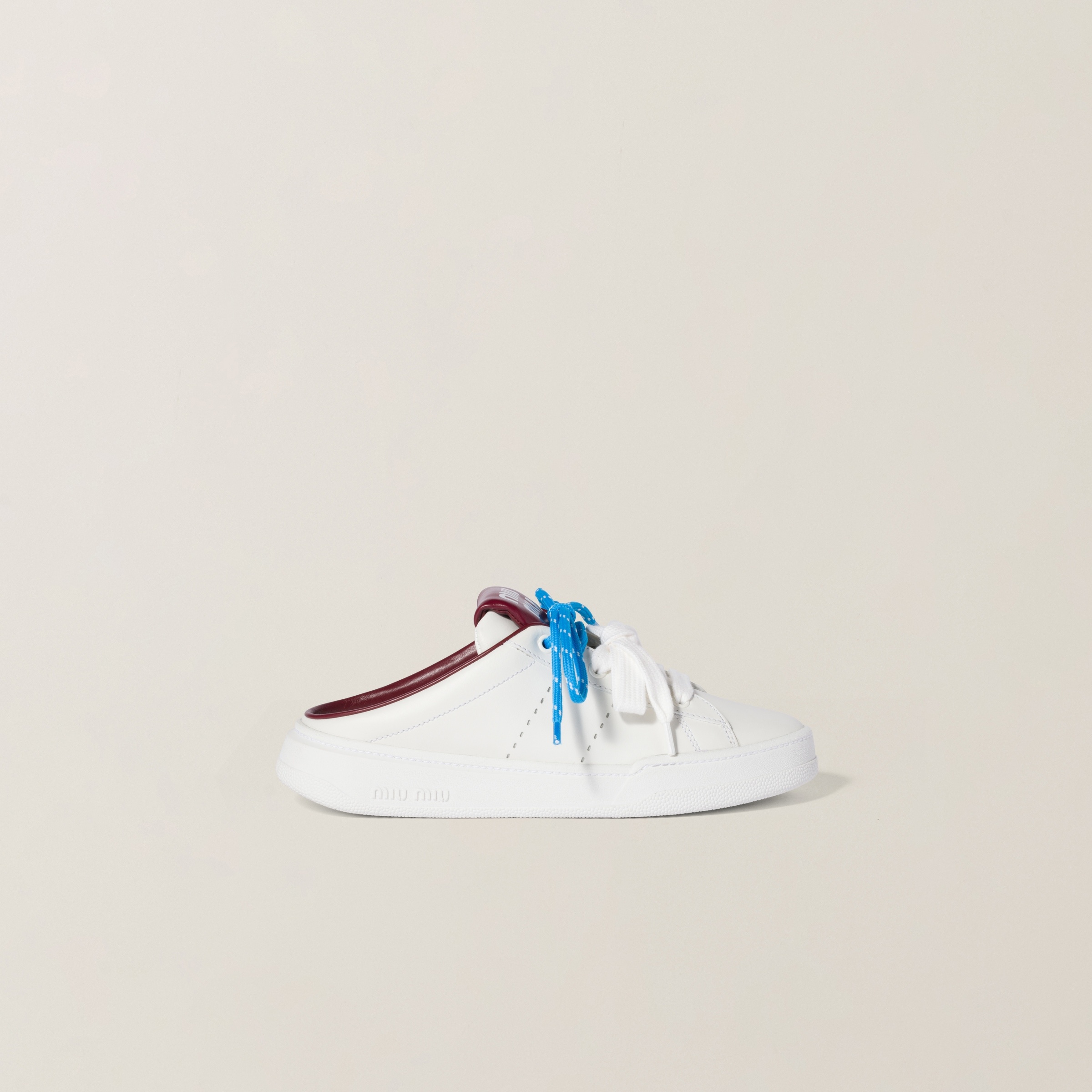 Leather sneaker mules - 2