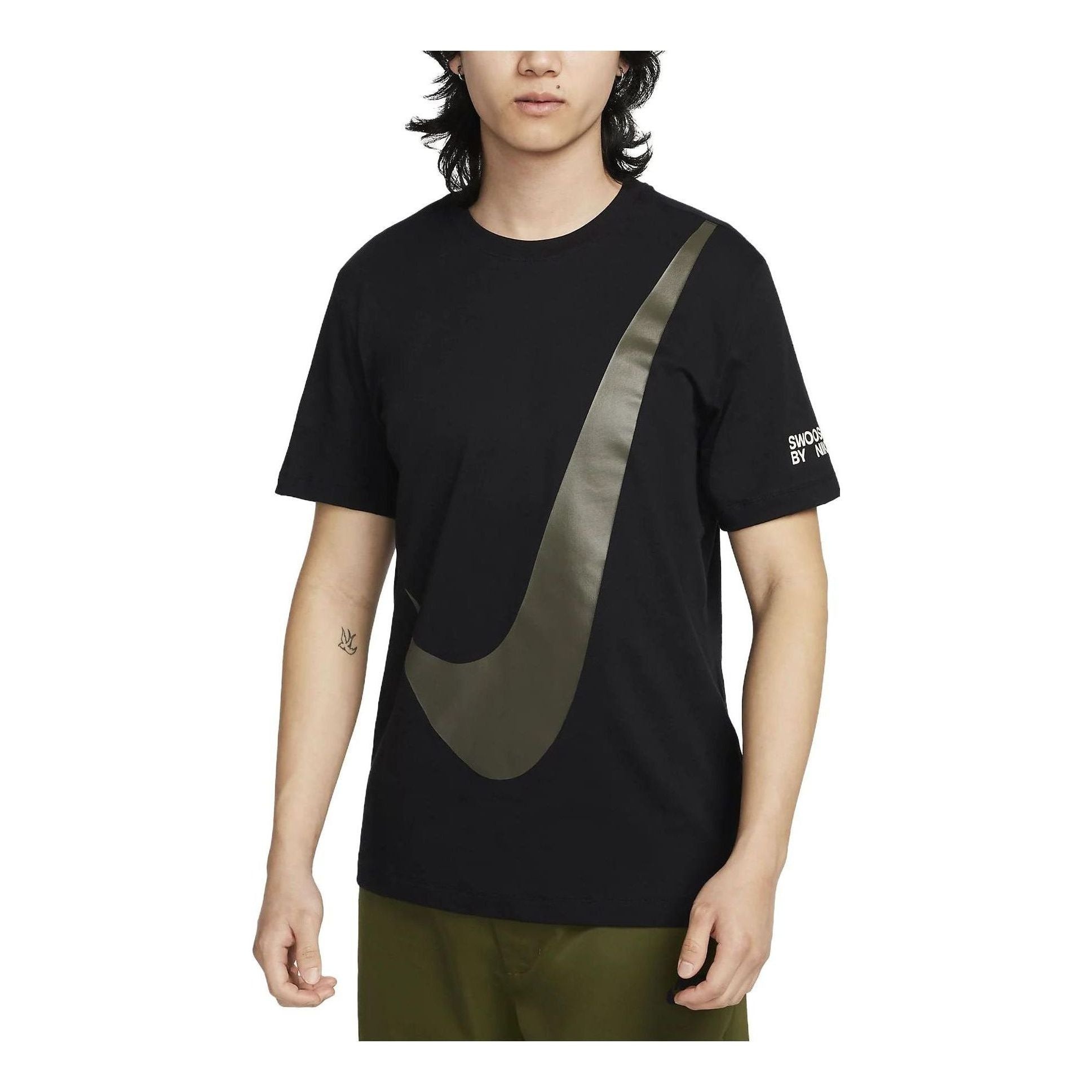 Nike Sportswear Big Logo T-Shirt 'Black' FD1243-010 - 1