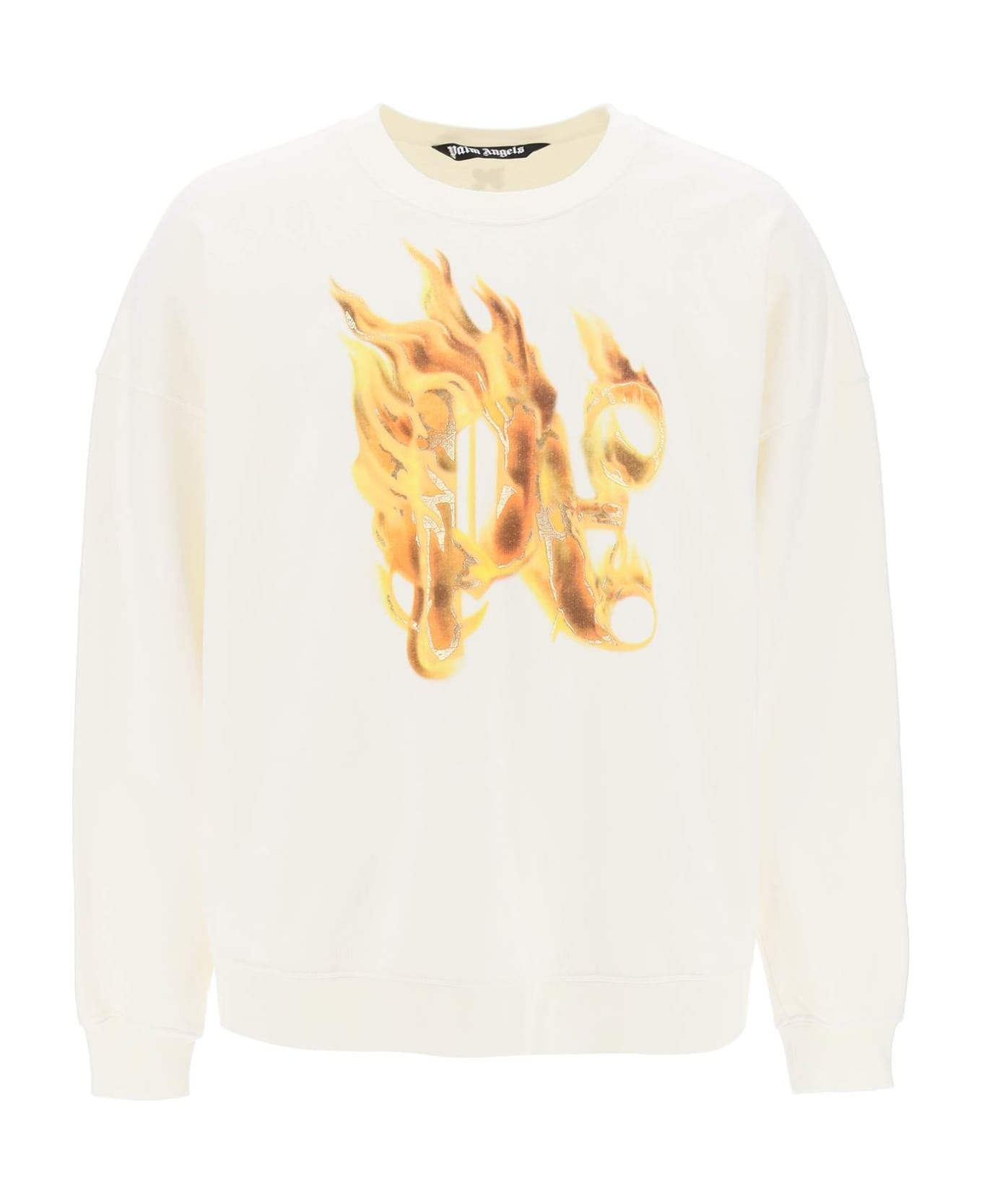 'burning Monogram Crewneck - 1