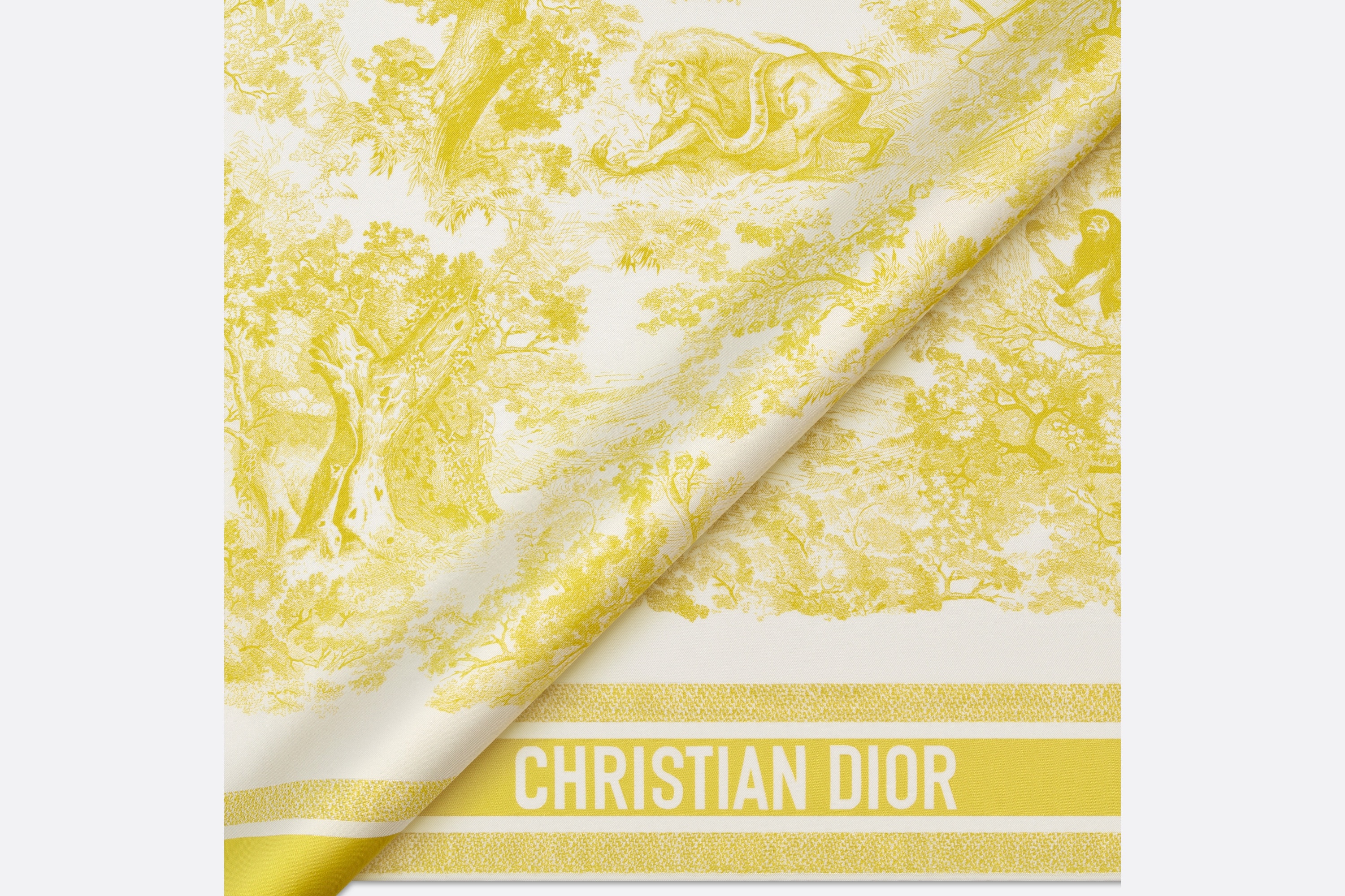 Dioriviera Toile de Jouy Sauvage 90 Square Scarf - 4