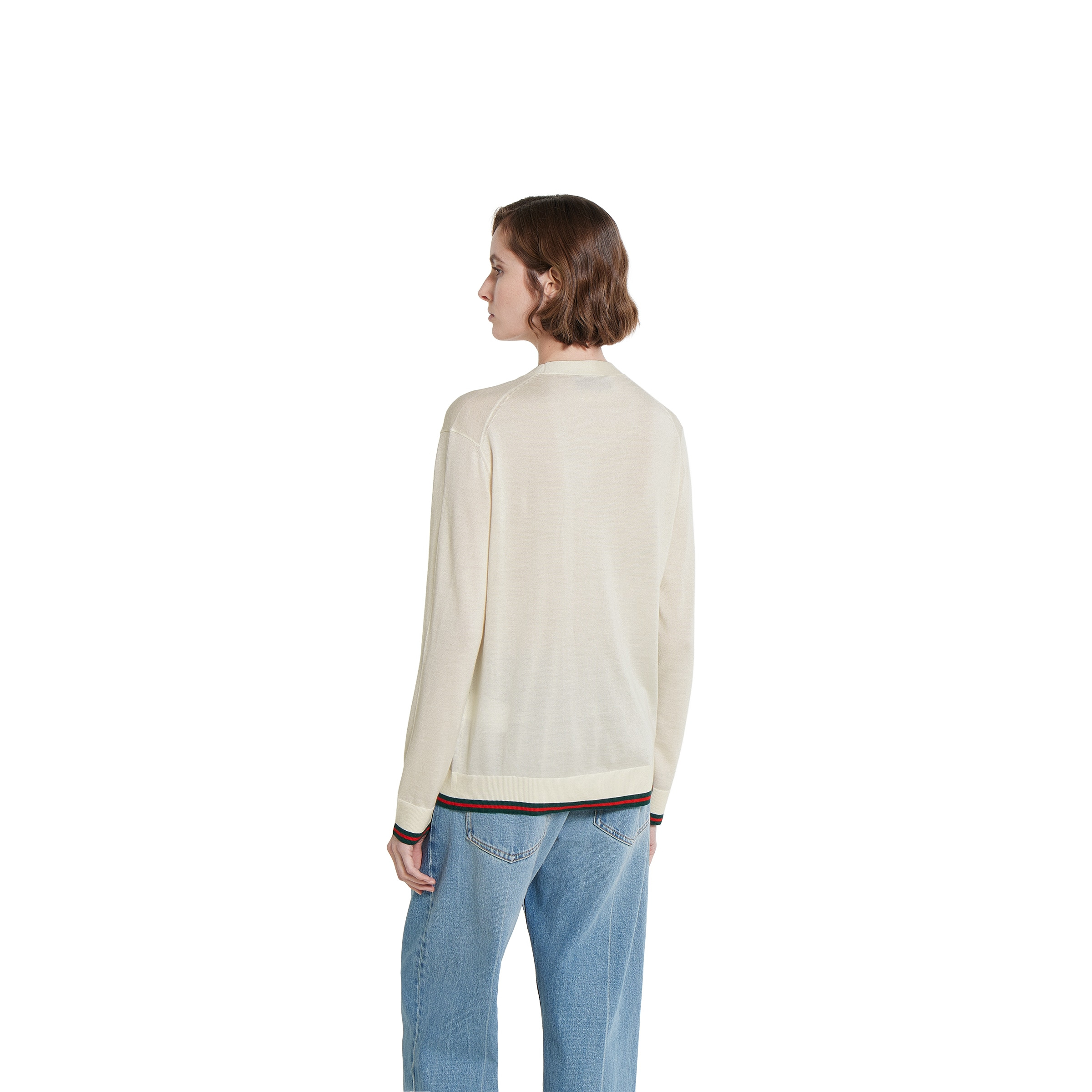 Extra fine cashmere silk cardigan - 4