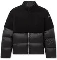 + Moncler Coyote Logo-Appliquéd Quilted Shell and Shearling Down Jacket - 11