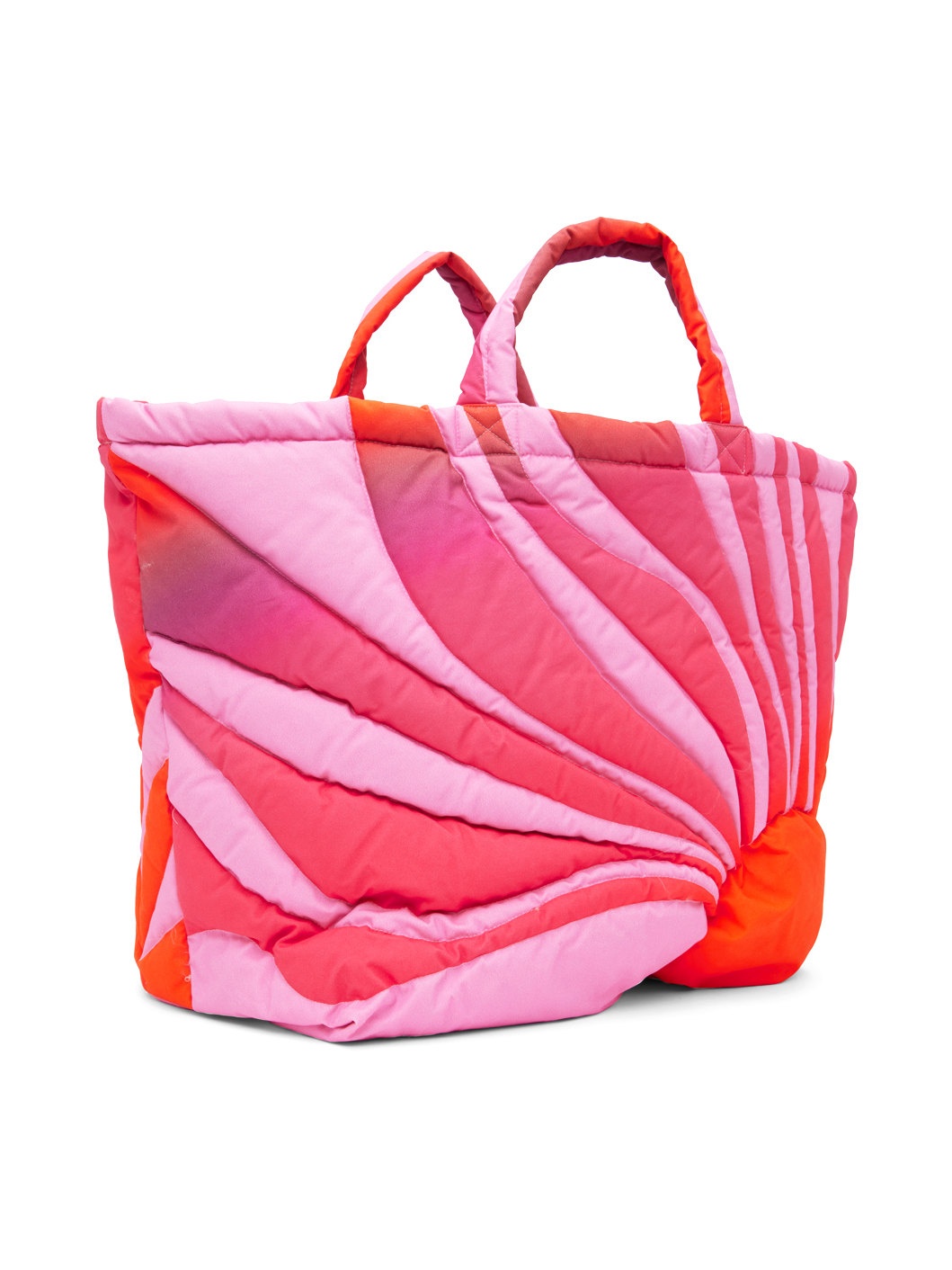 Pink & Orange Sunset Puffer Tote - 3