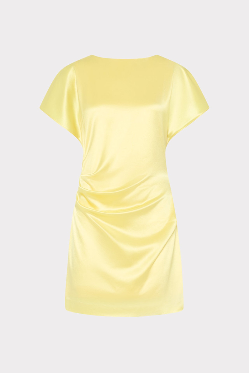Kora Hammered Satin Mini Dress 1