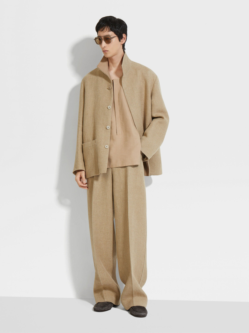 ZEGNA LINEN CHORE JACKET outlook