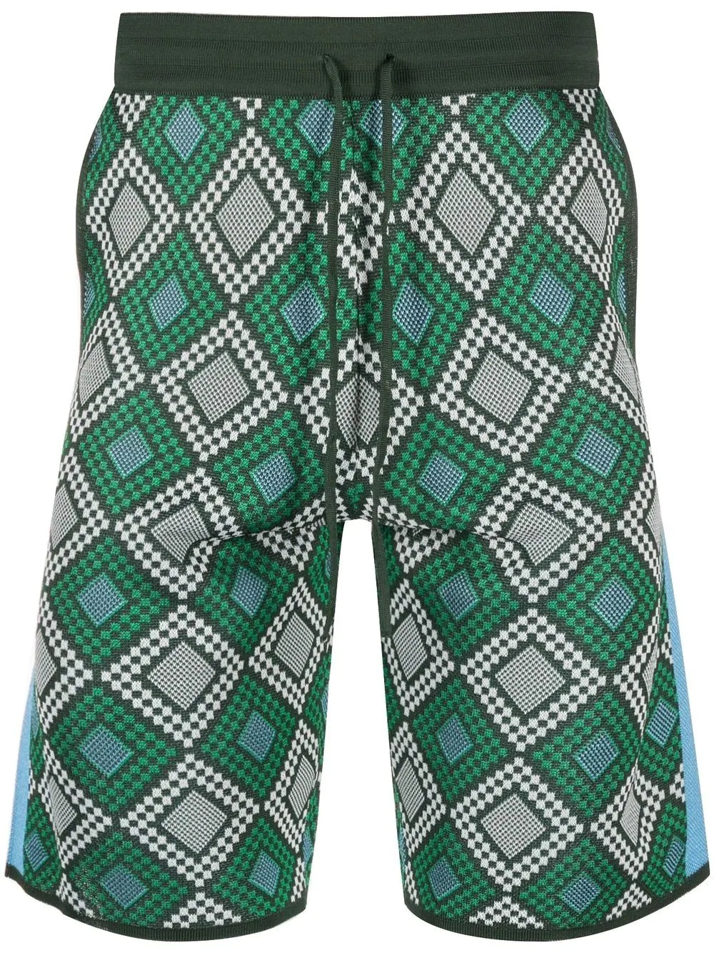 Dhoom jacquard patterned shorts - 1