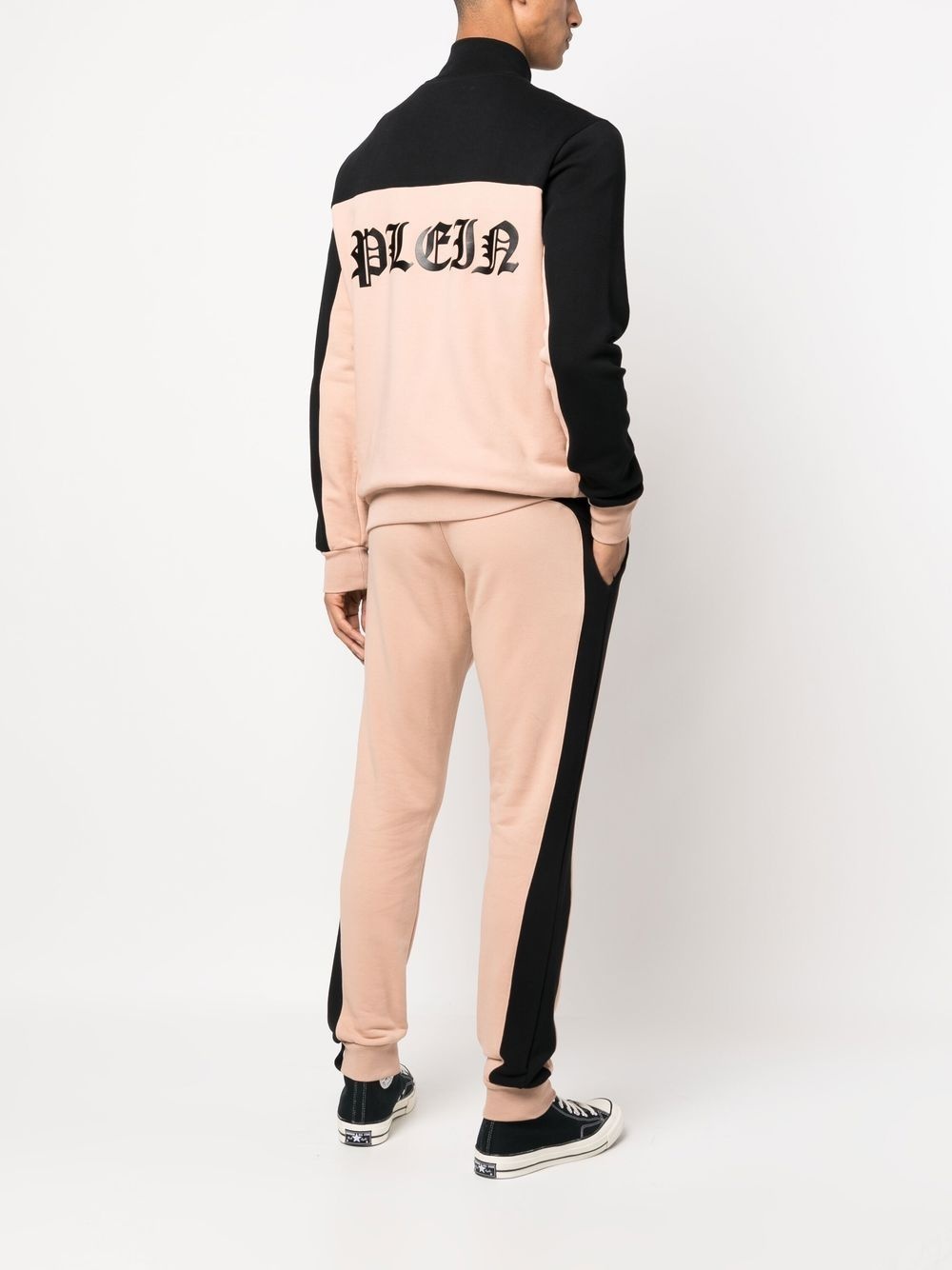 logo-print two-tone tracksuit set - 2