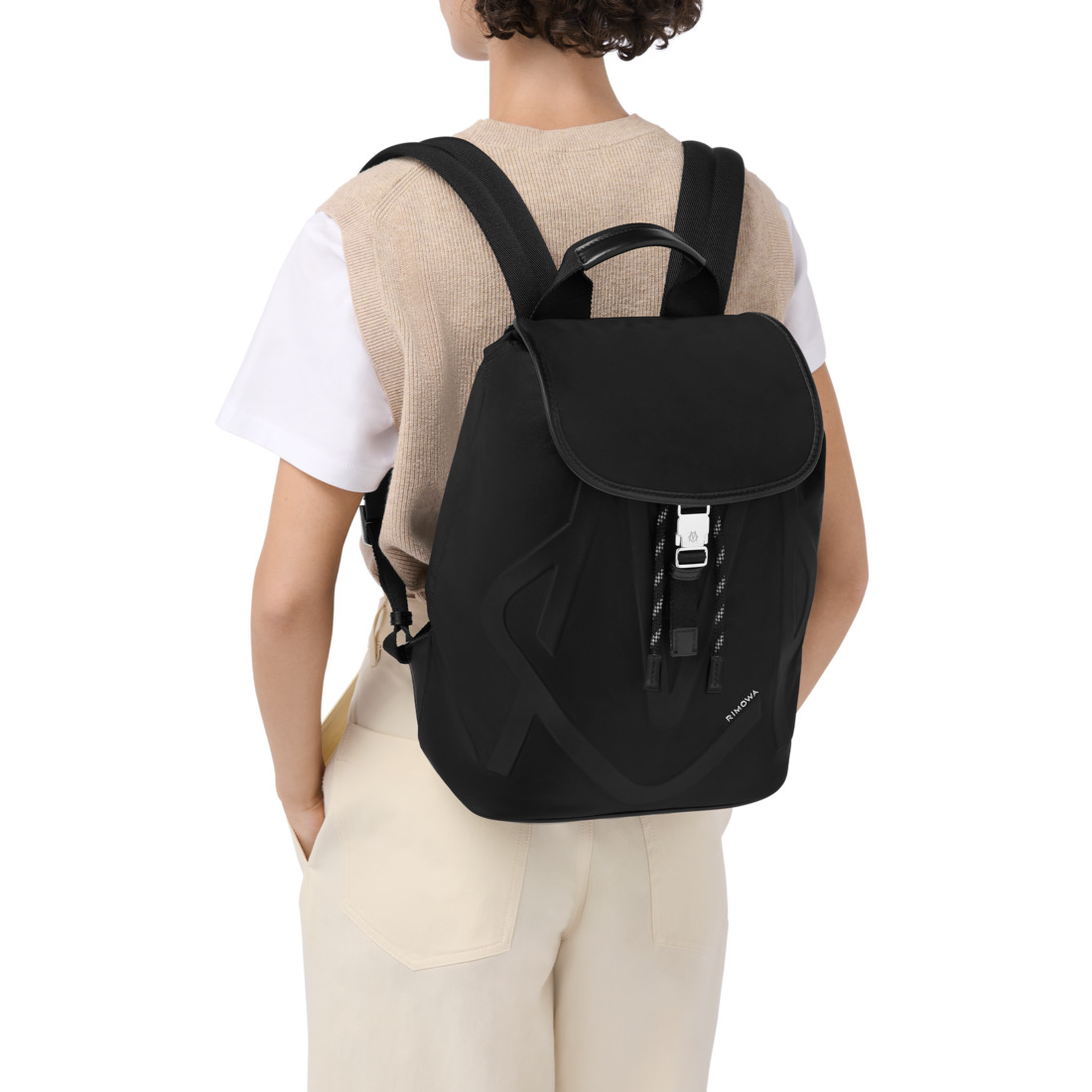 Signature - Nylon Flap Backpack Small - 4