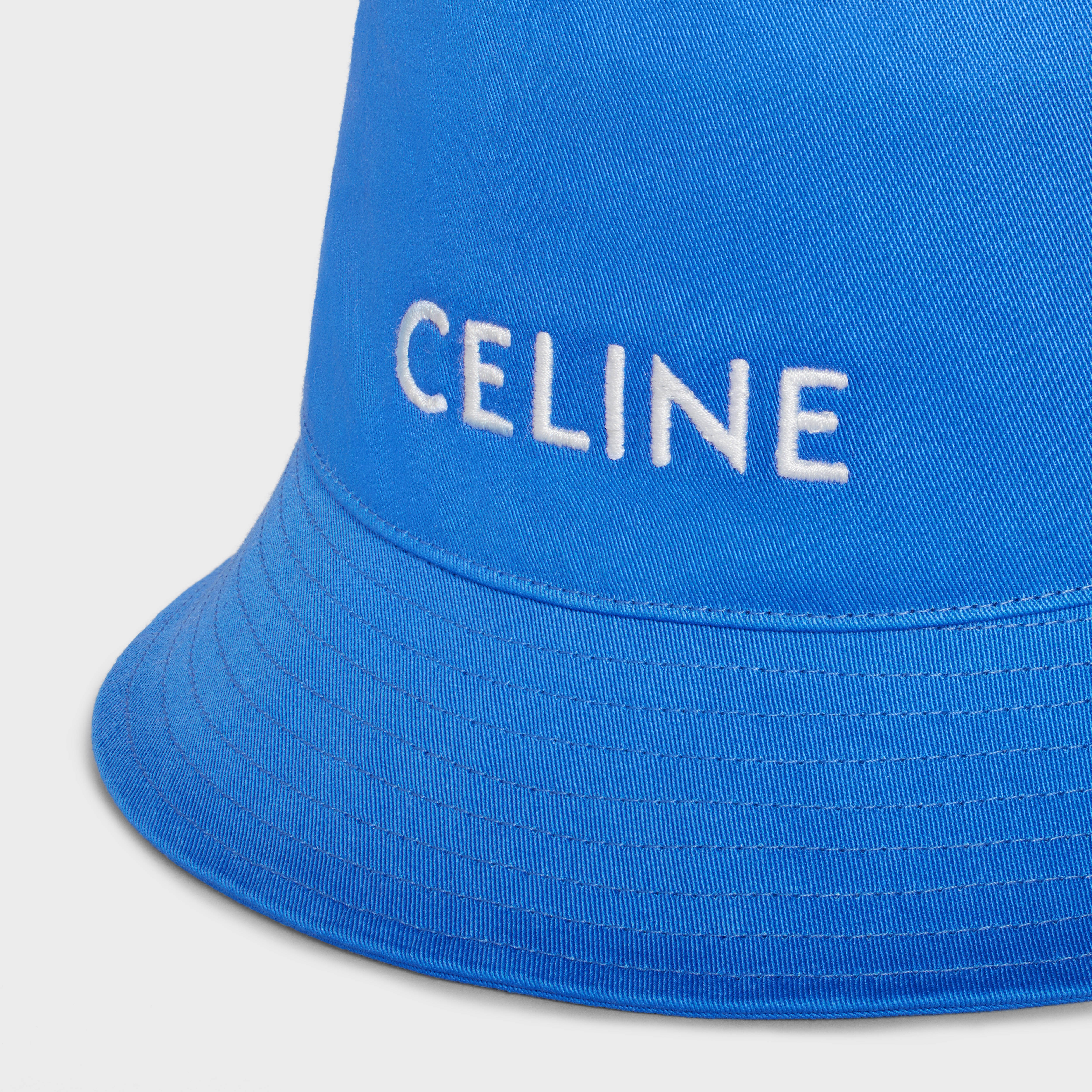 CELINE BUCKET HAT IN COTTON GABARDINE - 3