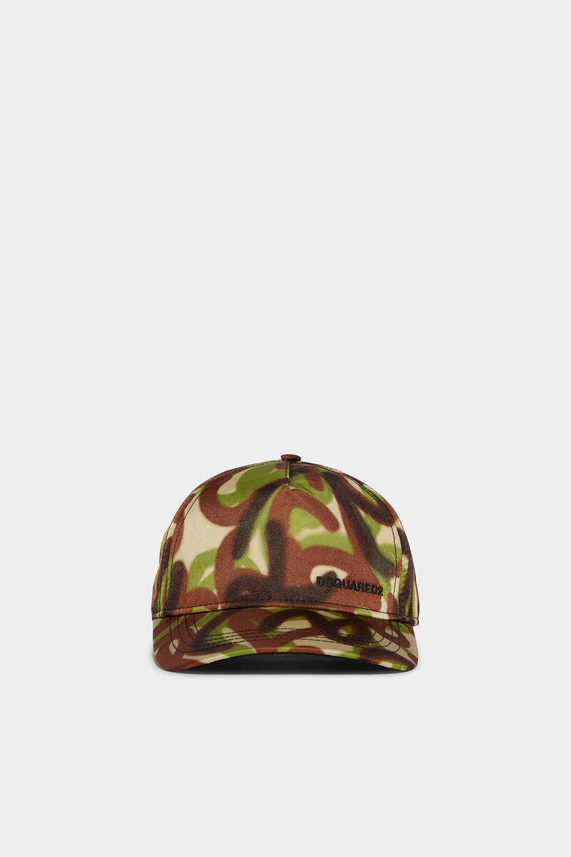 CAMO SPRAY BASEBALL CAP - 1