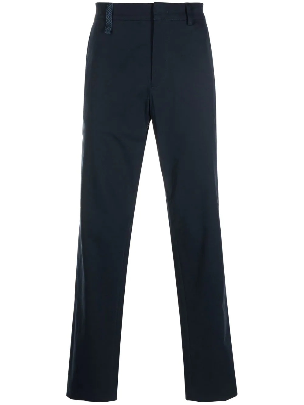 mid-rise straight-leg trousers - 1