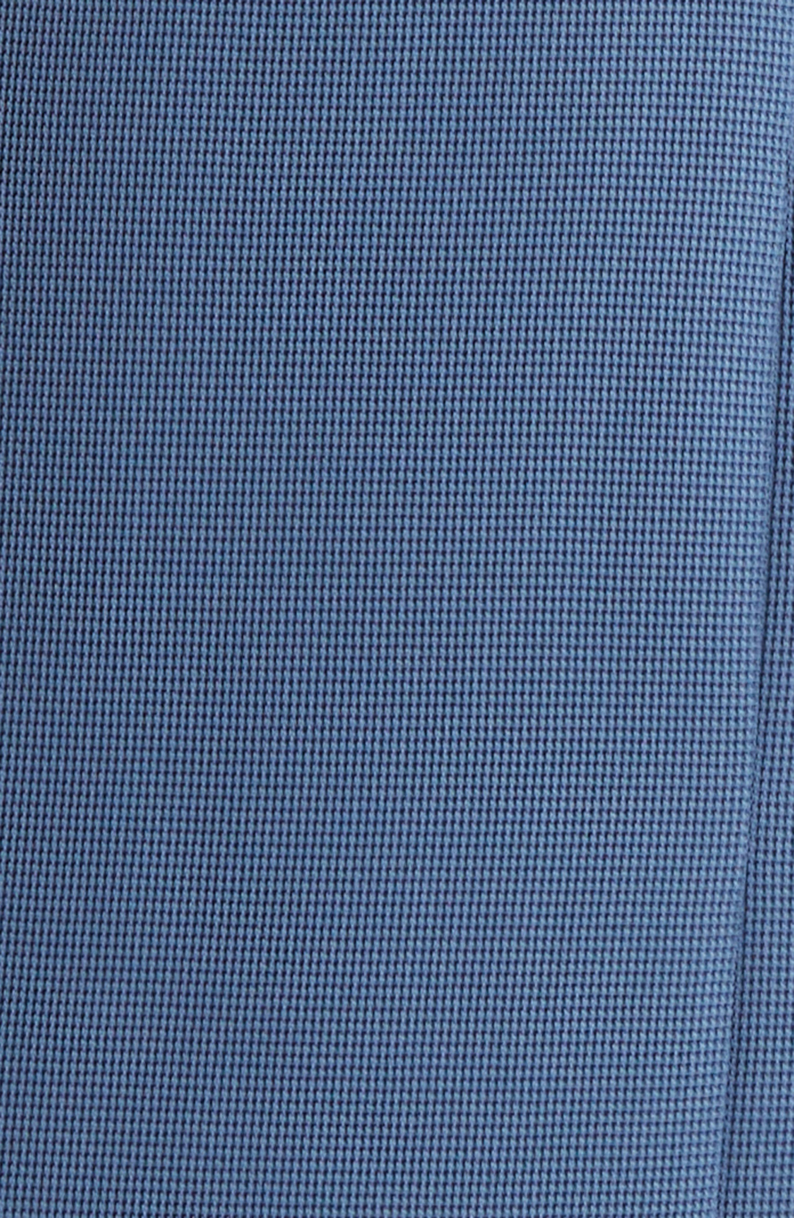 Emporio Armani Waffle Stitch Sleeveless Dress in Solid Blue Navy at Nordstrom - 6