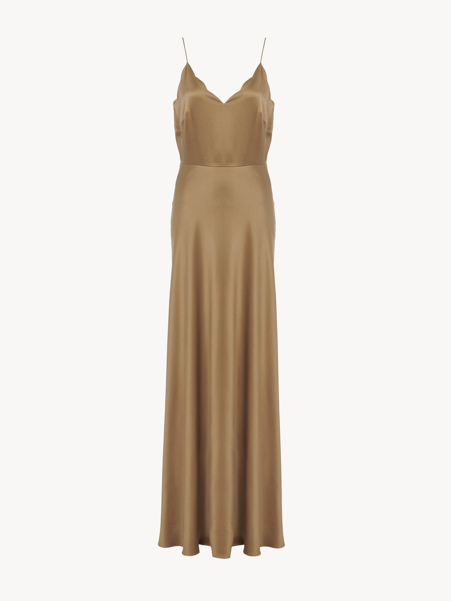 SLEEVELESS LONG FLARED DRESS - 2