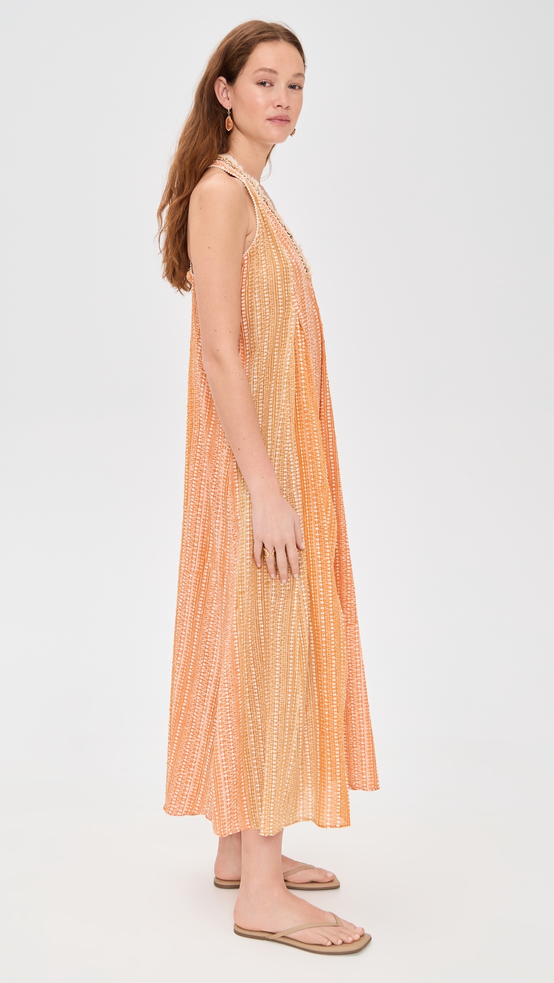 Long Dress Nava Stripe Coverup - 3