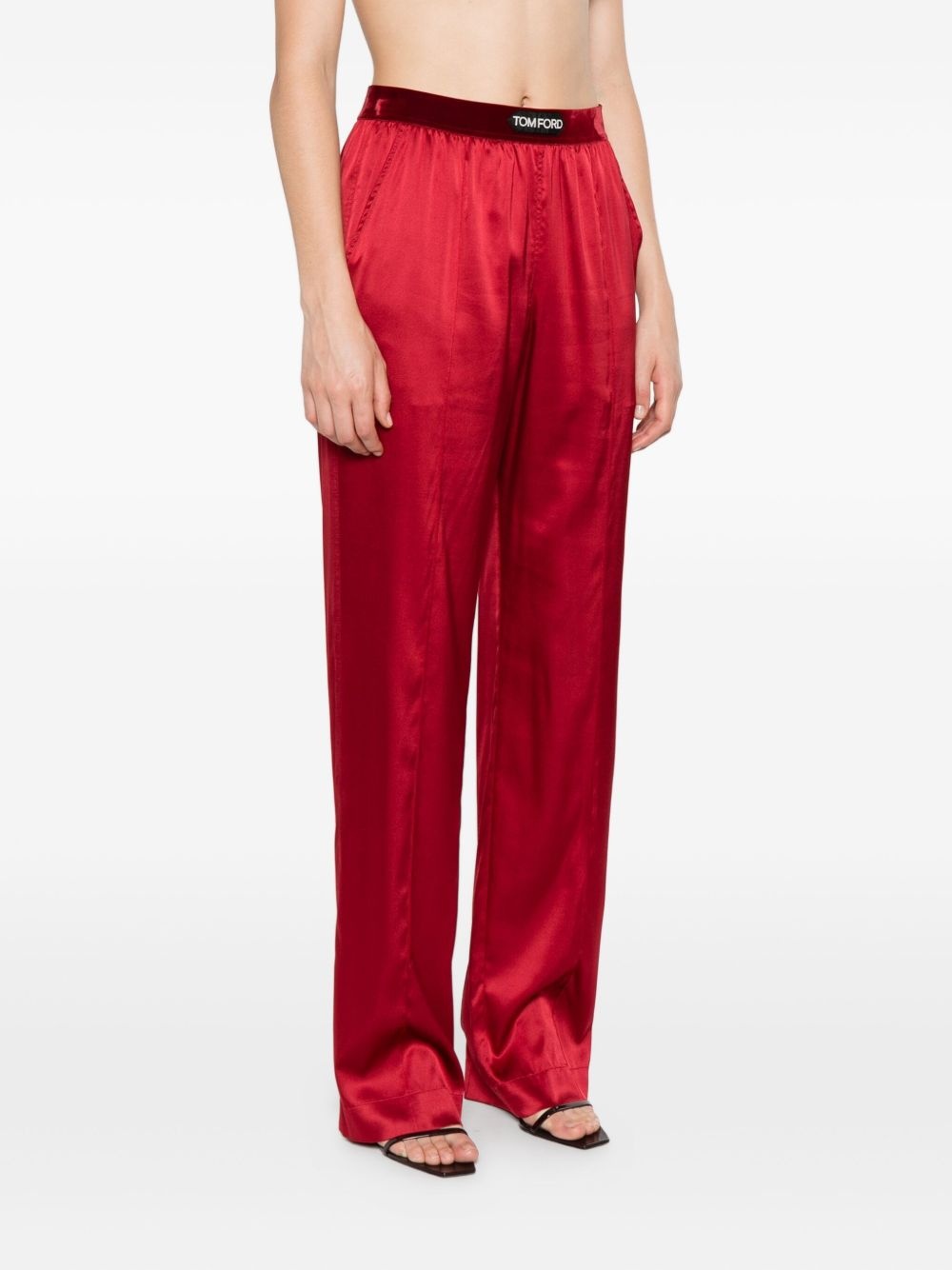 logo-patch trousers - 3