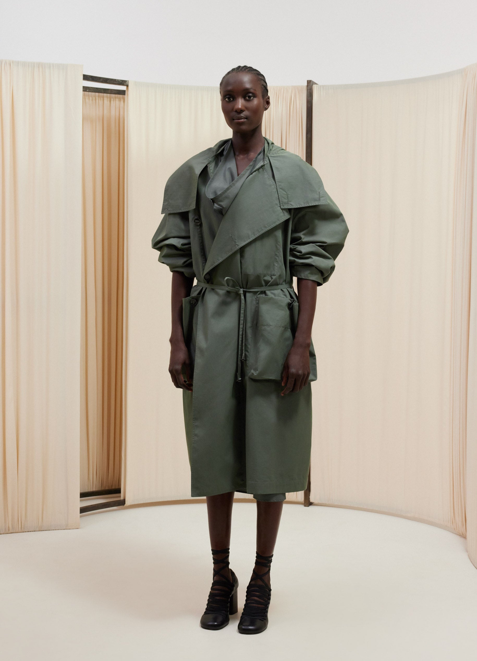 LIGHT ASYMMETRICAL COAT - 3