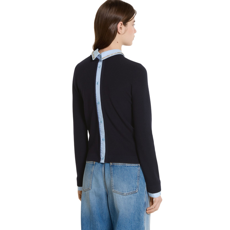 Wool sweater with embroidery 4