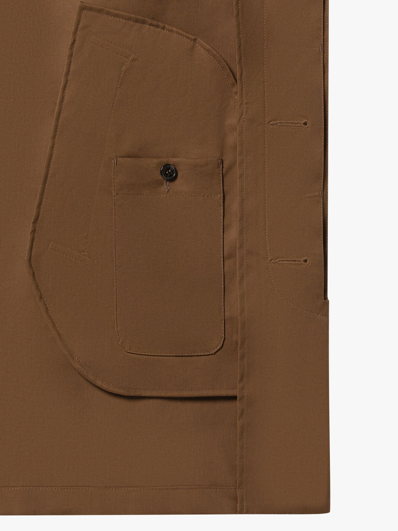 CAMBRIDGE DESERT PALM RAINTEC COTTON SHORT COAT 6