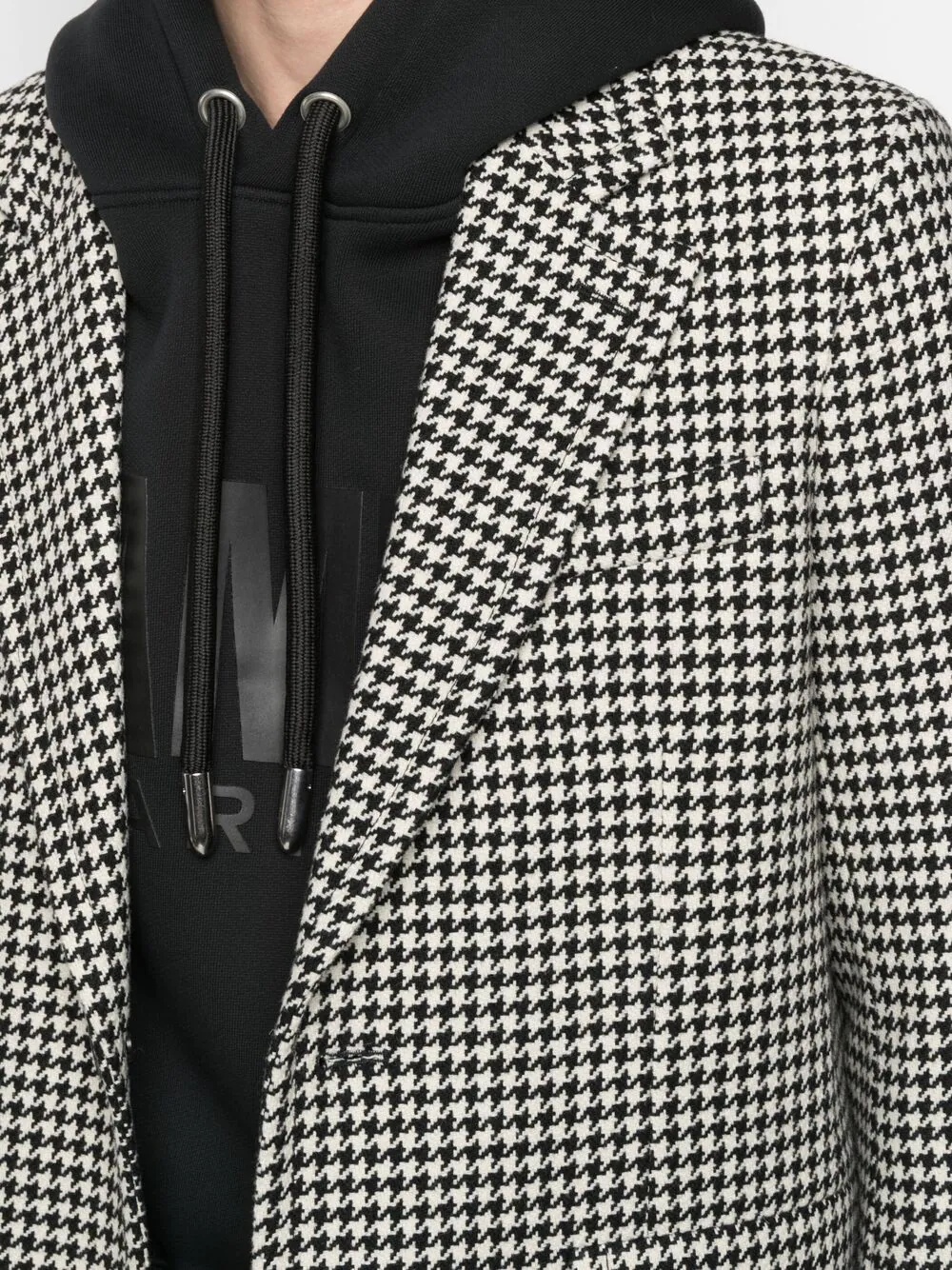 houndstooth overcoat - 4