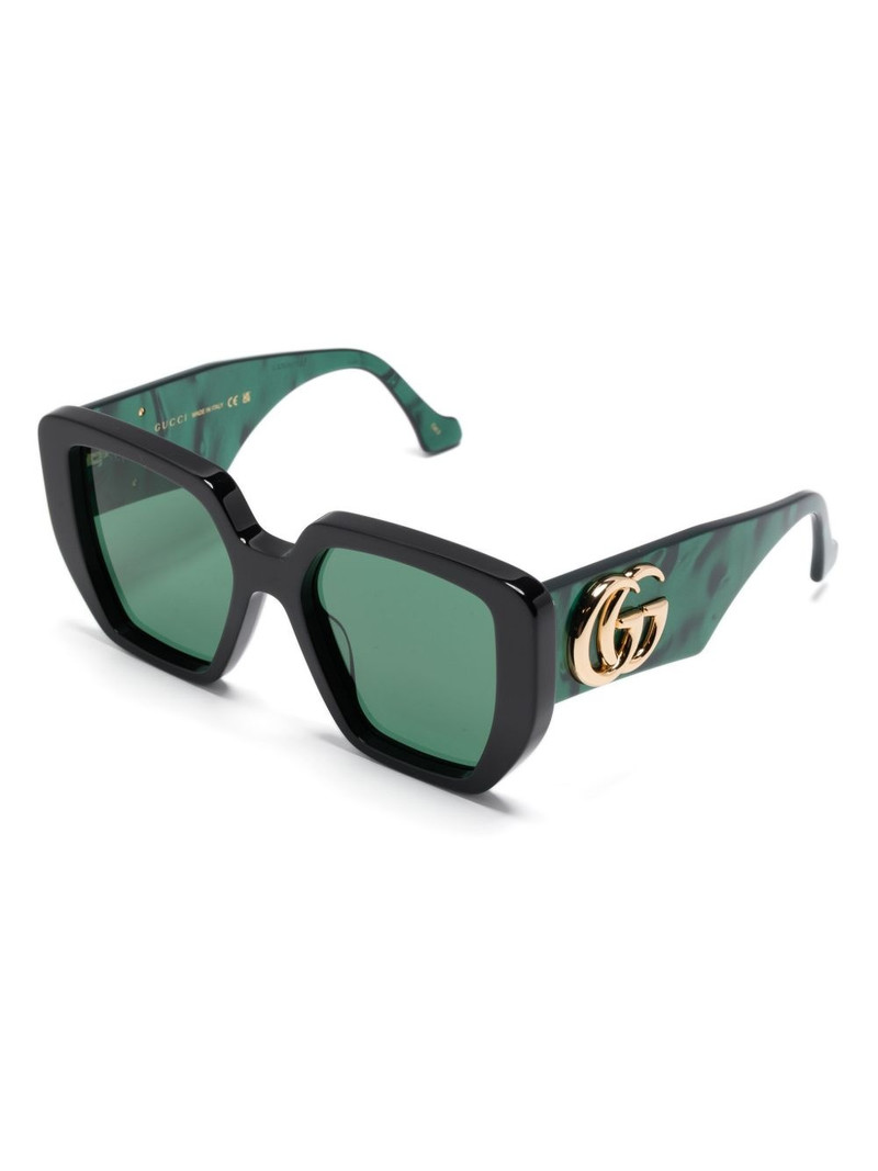GUCCI oversized square frame sunglasses outlook