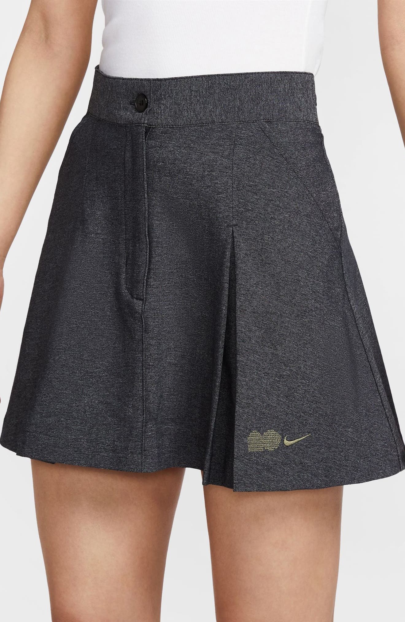 Nike x Naomi Osaka Tennis Skirt in Black/Medium Olive at Nordstrom - 3