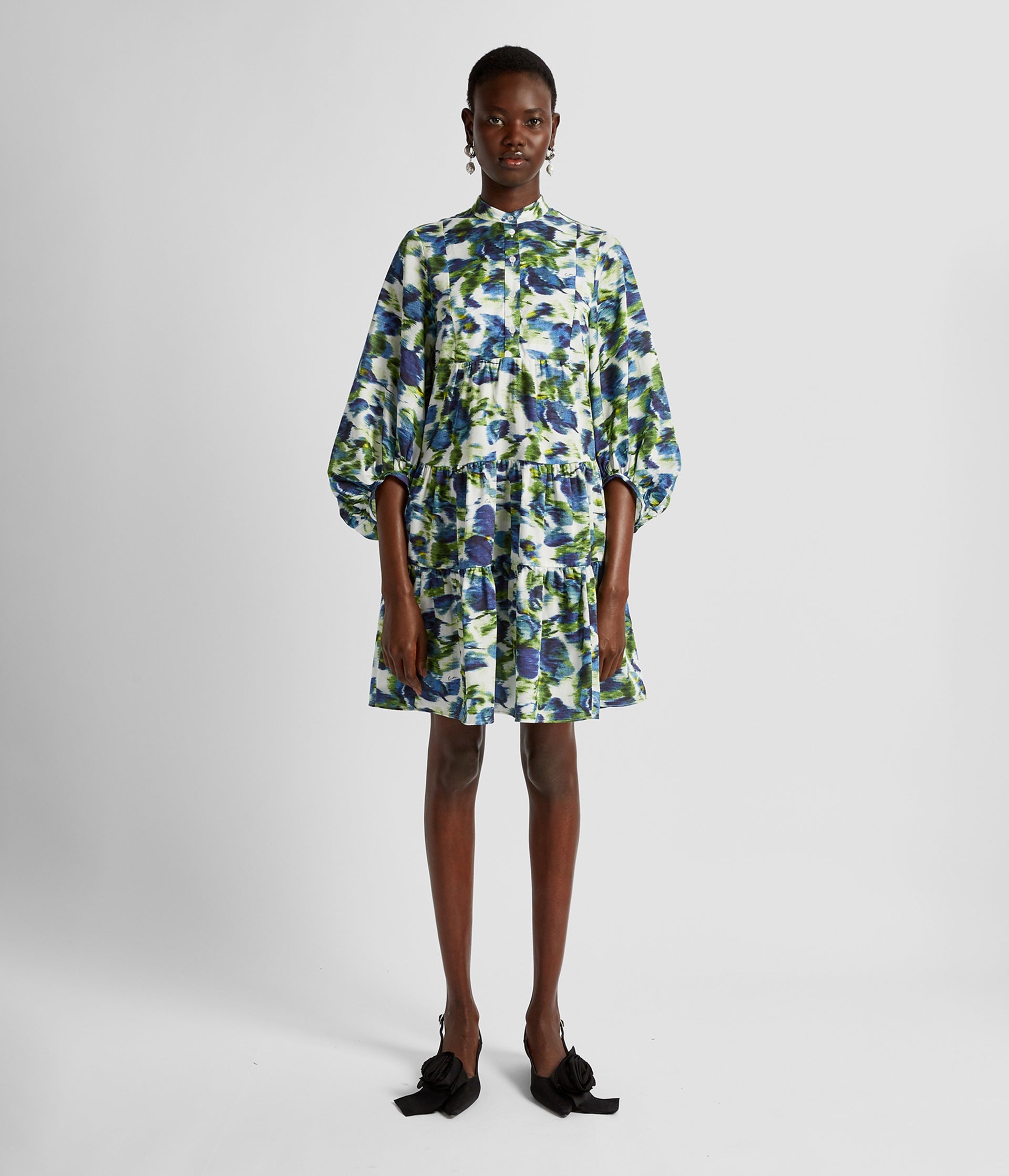 SHORT SLEEVE MINI DRESS - 2