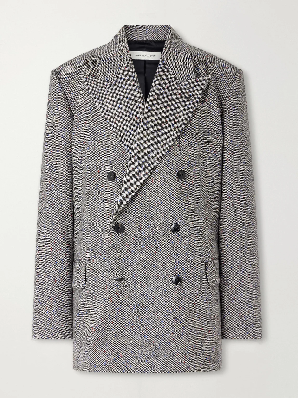Double-Breasted Wool Blazer - 1