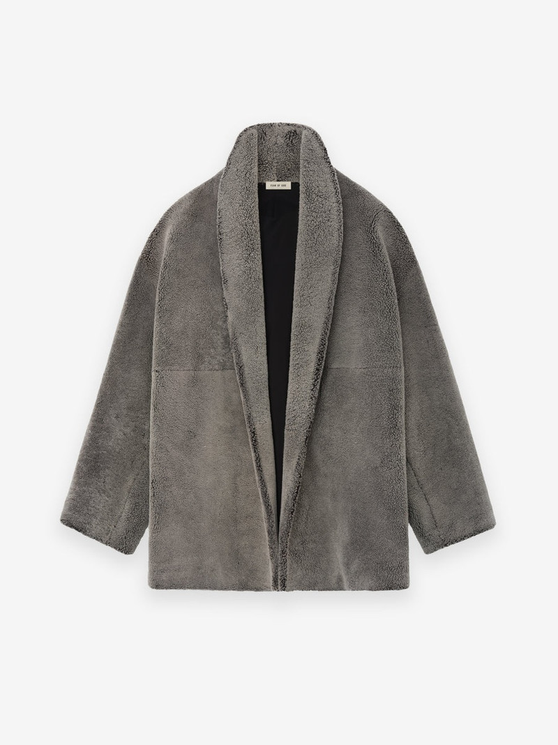 Sherpa Shawl Collar Jacket 1