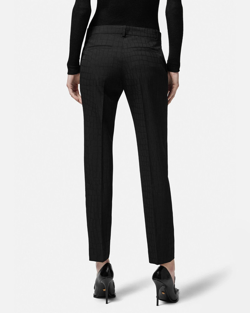 Medusa '95 Croc-Jacquard Pants 4