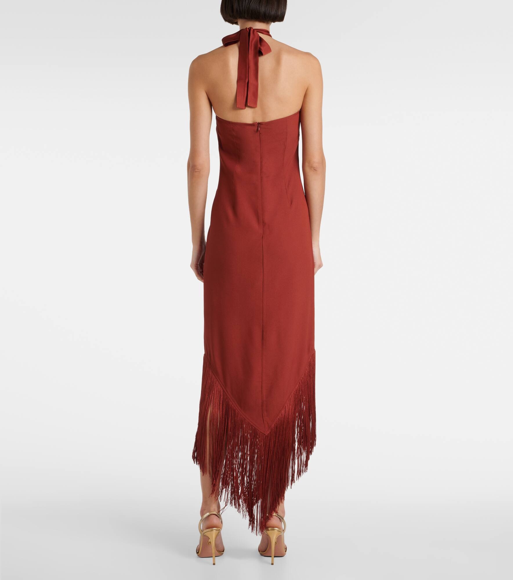 Nina crêpe cady maxi dress - 3