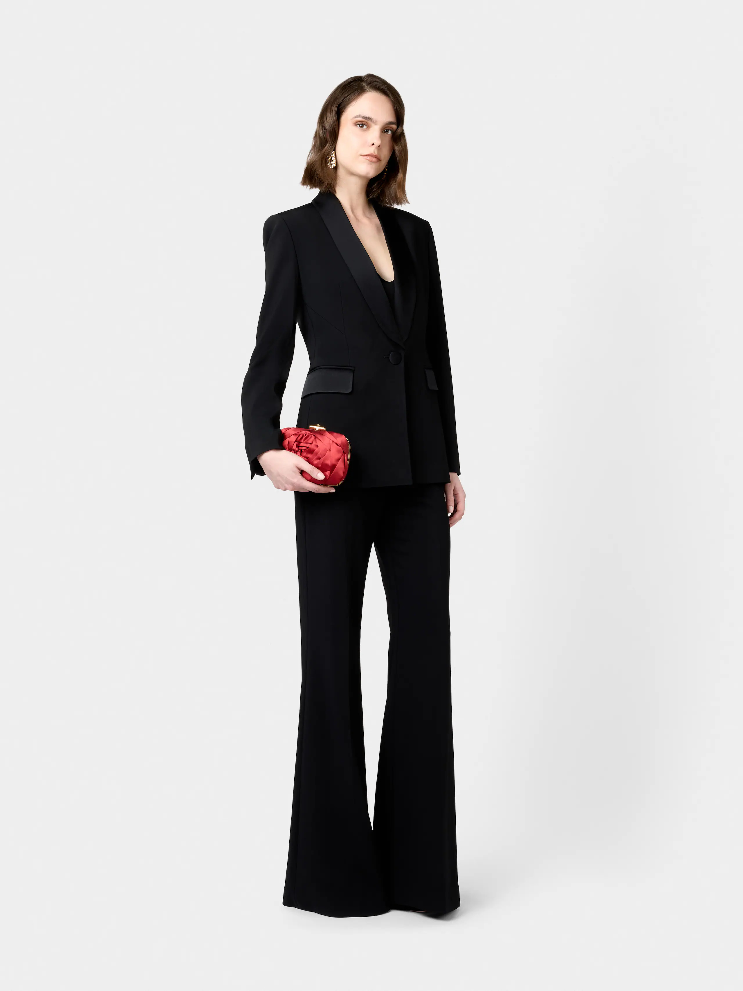 Rose Vivier Clutch in satin - 8