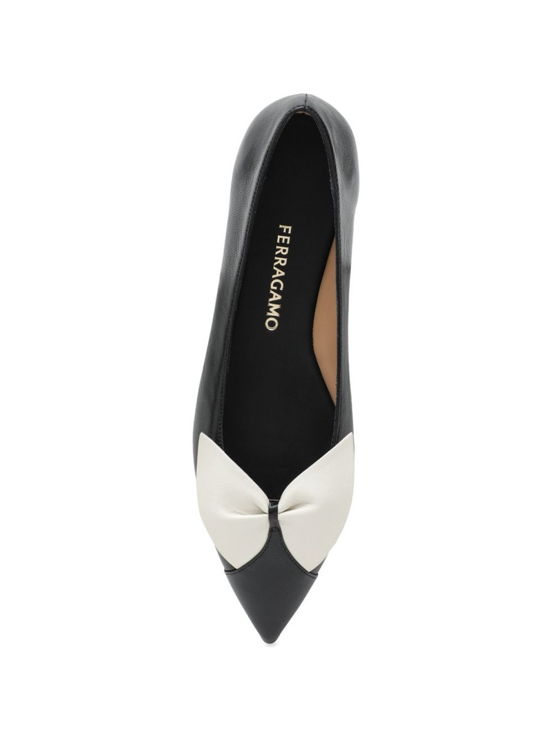 bow-detail pointed-toe ballet flats 4