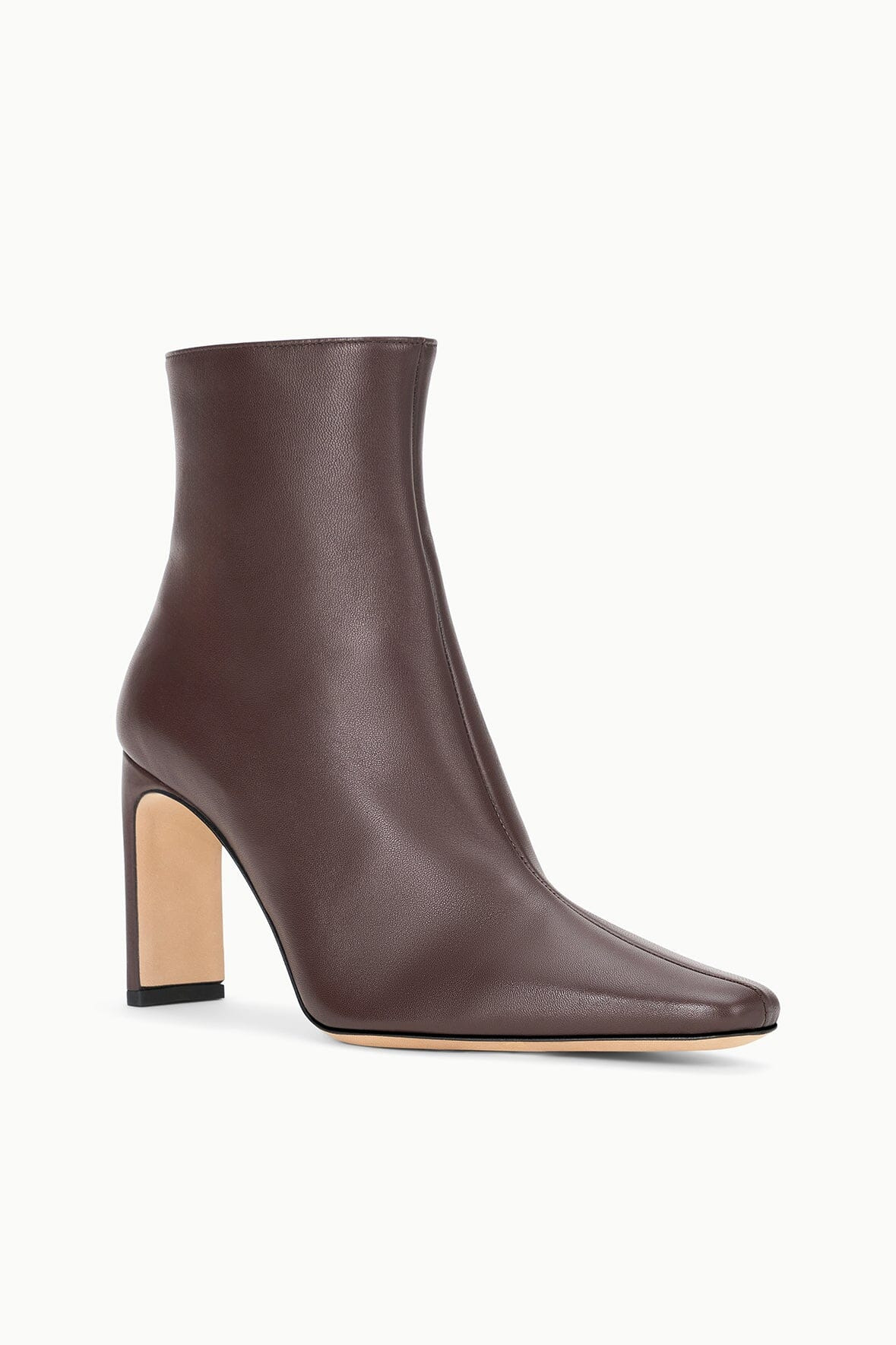 STAUD WALLY ANKLE HIGH HEEL BOOT ESPRESSO - 3