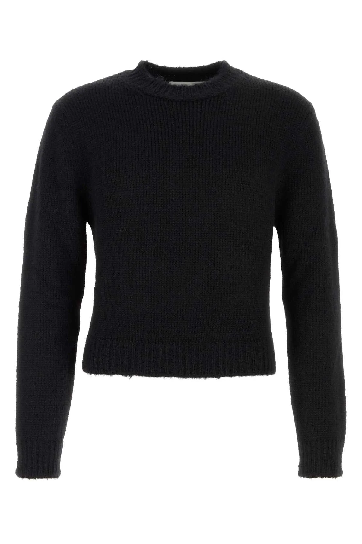 Jil Sander Men Black Alpaca Blend Sweater - 1