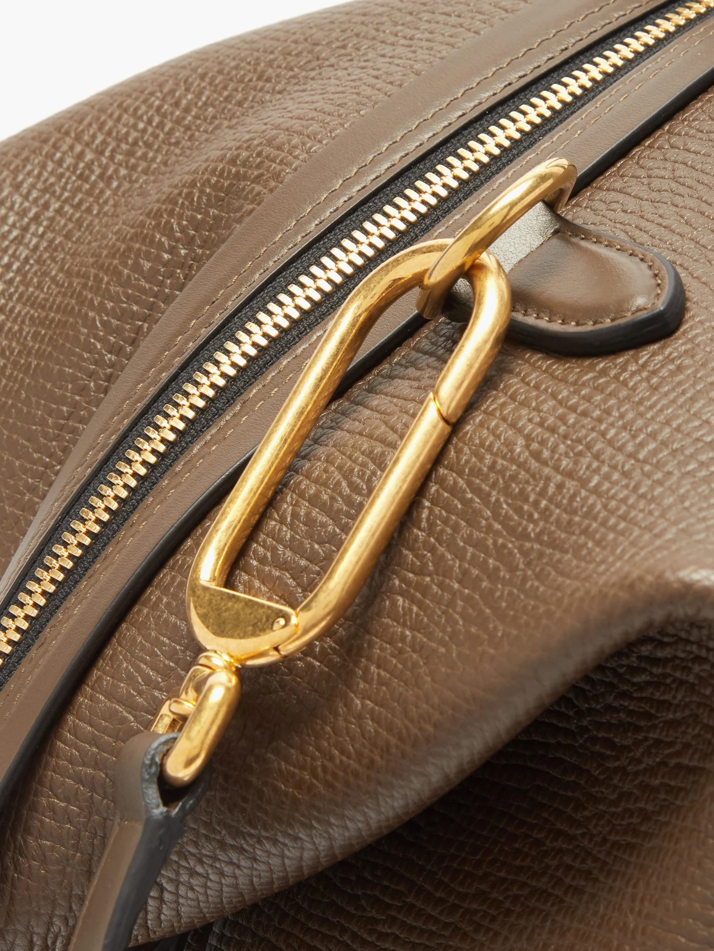 Ludlow grained-leather holdall - 6