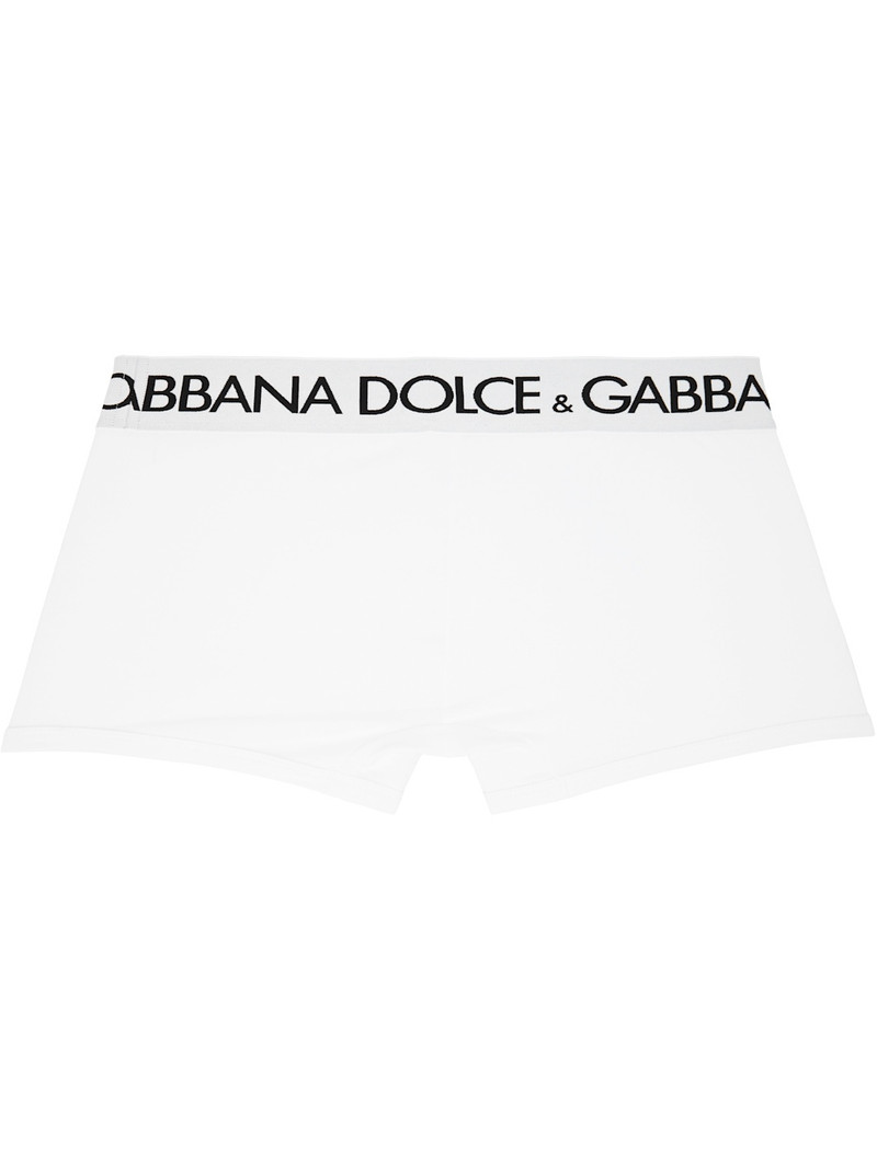 Dolce & Gabbana Two-Pack White Cotton Jersey Boxers outlook