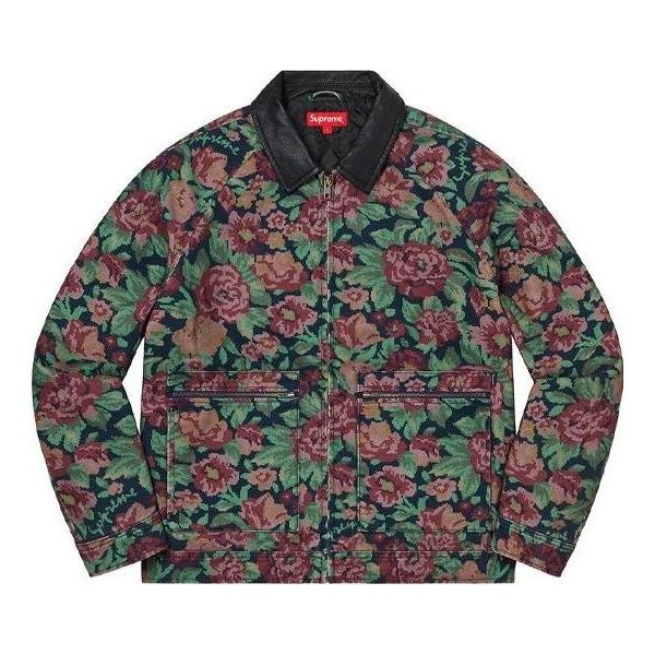 Supreme FW20 Week 9 Leather Collar Work Jacket 'Multicolor' SUP-FW20-228 - 1