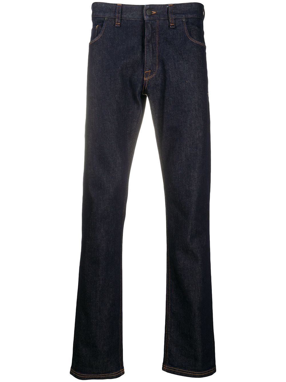 FF motif straight-leg jeans - 1