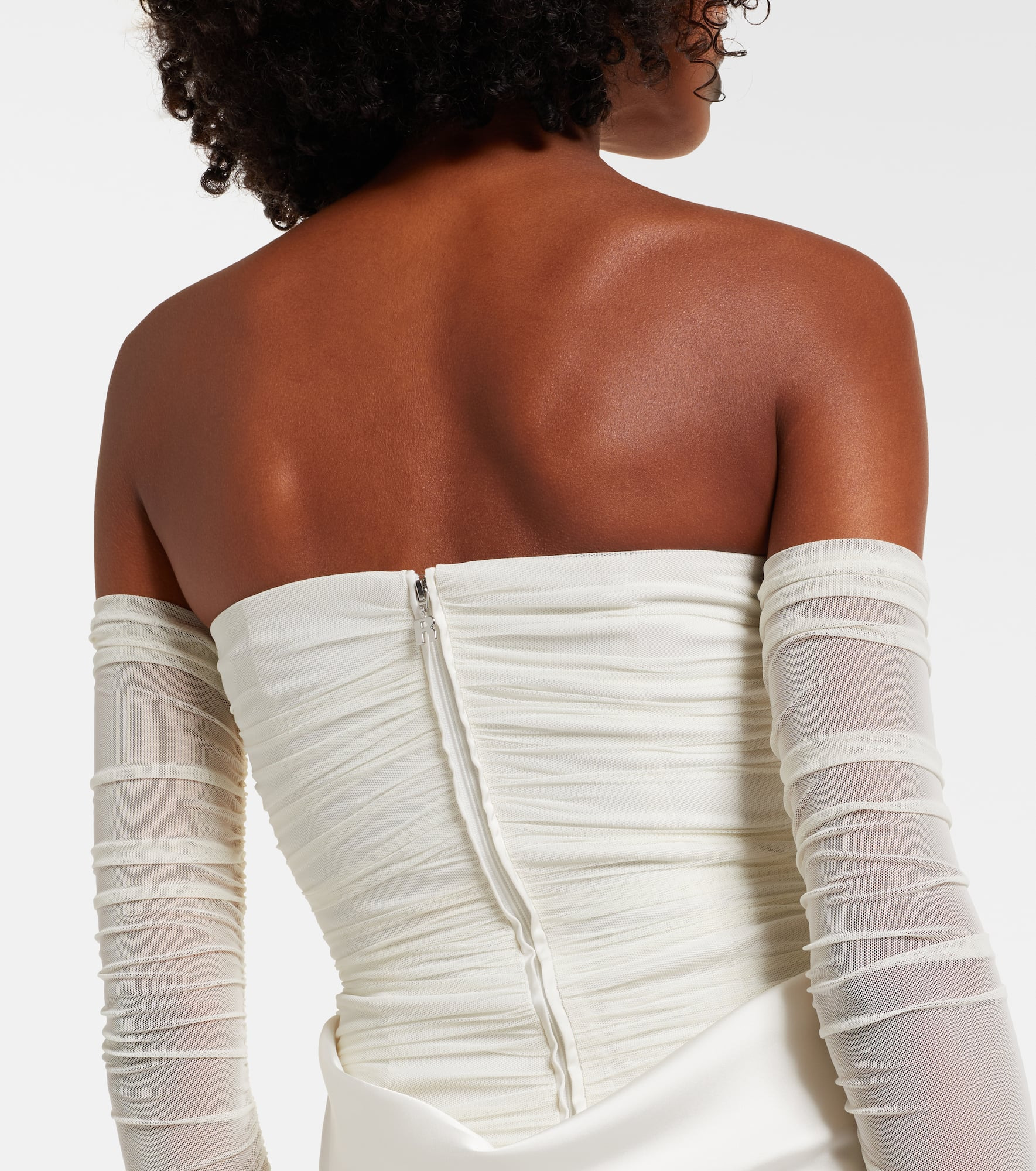 Donatella draped gown - 5