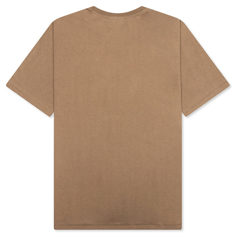A BATHING APE® COLLEGE TEE - BEIGE outlook