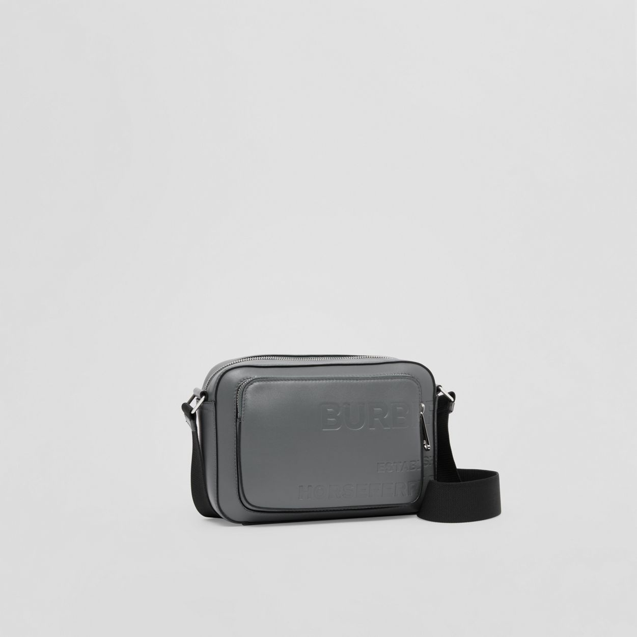 Horseferry Embossed Leather Crossbody Bag - 7